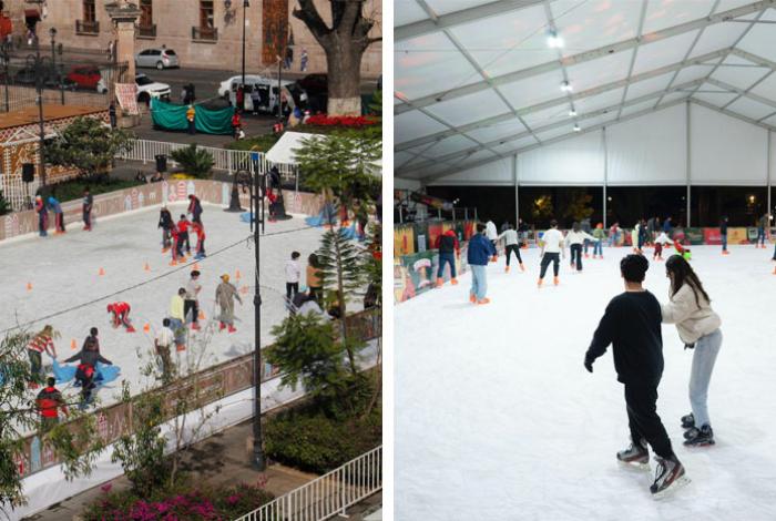 Este 24 de diciembre, las pistas de hielo en Morelia tienen horario especial