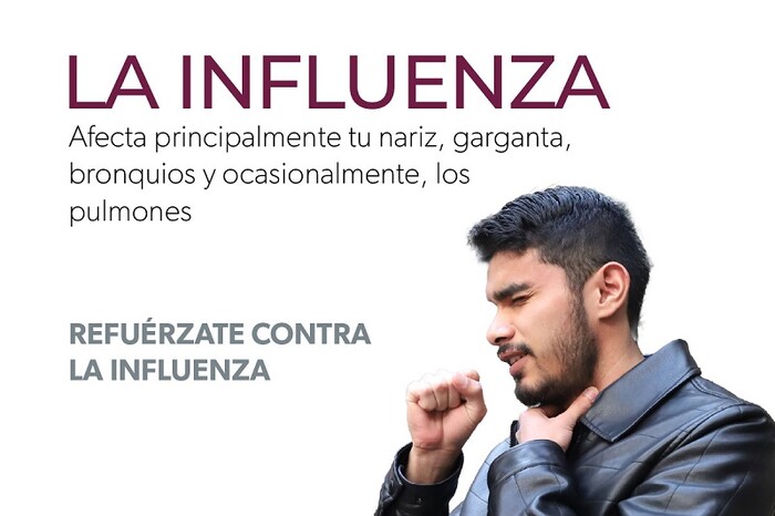 Estos son los síntomas de la influenza; vacúnate en los centros de salud de la SSM