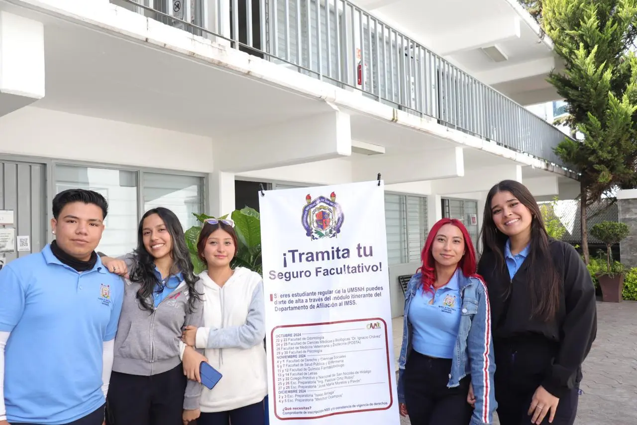 Estudiante nicolaita, el seguro facultativo es tu derecho, tramítalo