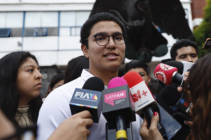 Estudiantes de la UNAM exigen a diputados abrir diálogo sobre reforma judicial