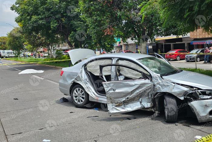 Exceso de velocidad deja un adolescente mu3rto en Uruapan