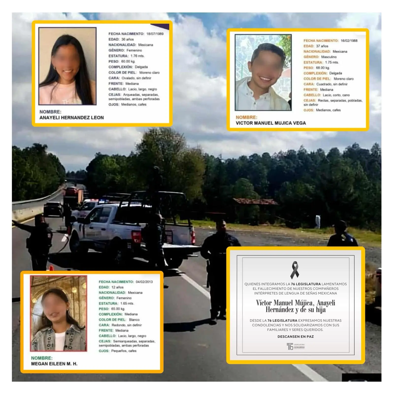 Exigen diputados justicia por el asesinato de una joven familia en Ucareo