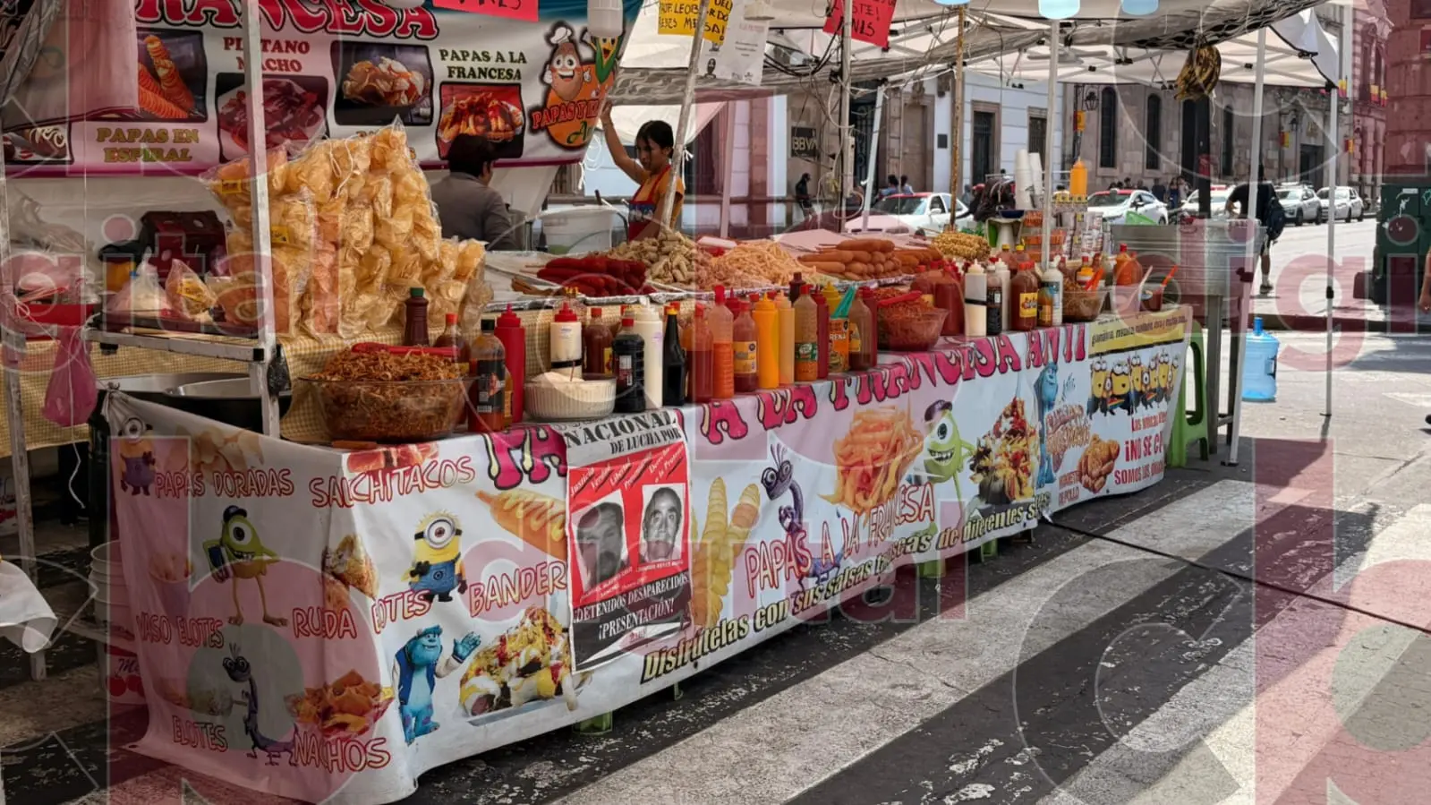 Existen provocaciones a puestos ambulantes instalados sobre palacio de gobierno