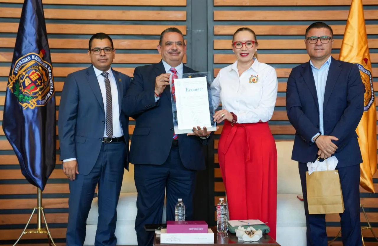 Explican estrategias de seguridad y procuración de justicia ante estudiantes de la UMSNH; Yarabí Ávila pone en marcha jornada nicolaita