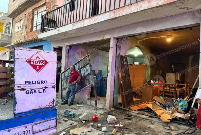 Explosión de gas en Zitácuaro deja un lesionado