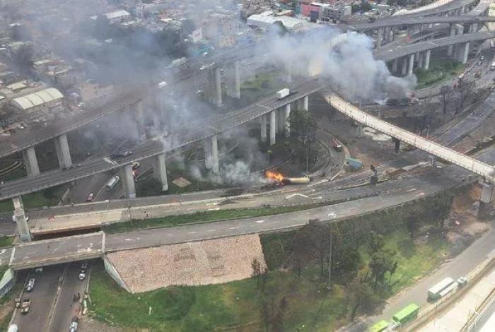 Explosión de pipa en Puente de la Concordia deja 18 heridos