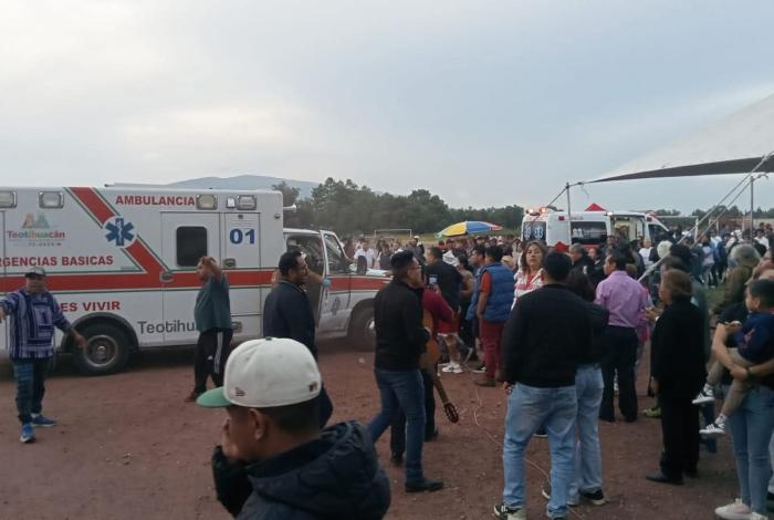 Explosión de pirotecnia en Teotihuacán deja 28 lesionados
