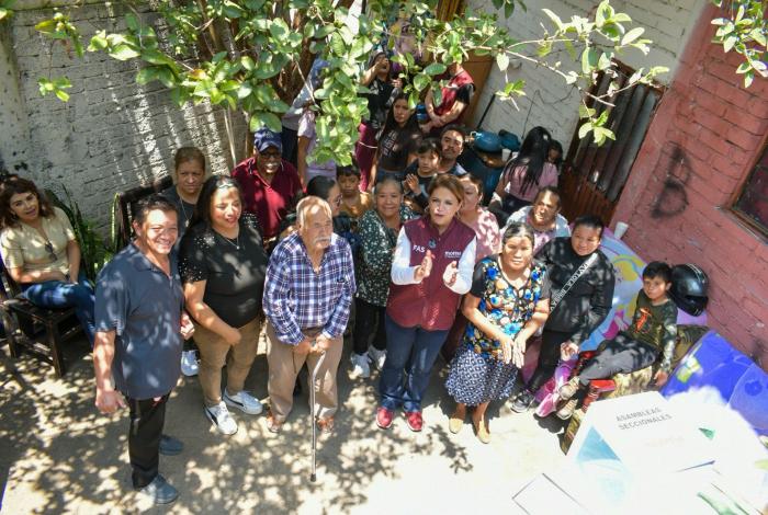 Fabiola Alanís instala comité seccional de Morena en Morelia y celebra la jornada nacional del movimiento