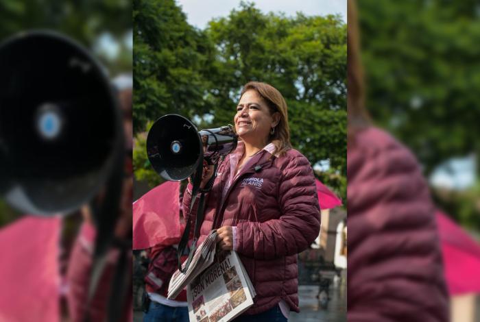 Fabiola Alanís intensifica el trabajo territorial de Morena en Uruapan