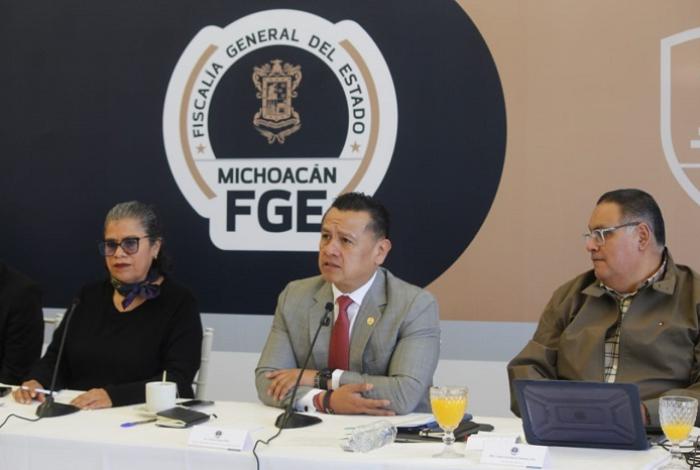 FGE acuerda con Harfuch firmar convenio con la UIF para los casos de Bernardo Bravo, Carlos Manzo y Coahuayana