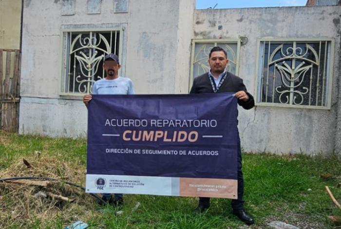 FGE logra restitución de inmueble a víctima de despojo en Sahuayo