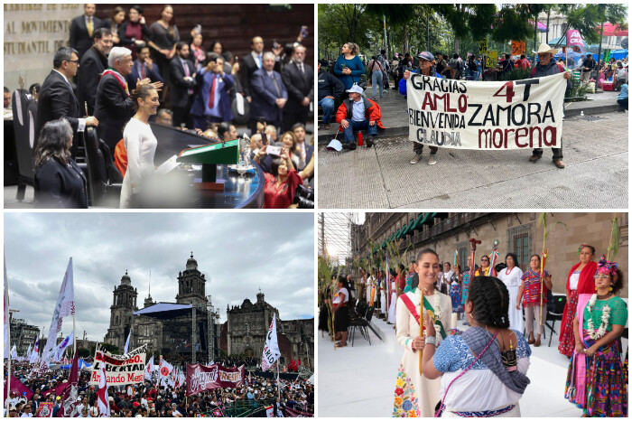 Fiesta en el Zócalo para recibir a la primera presidenta de México: Claudia Sheinbaum