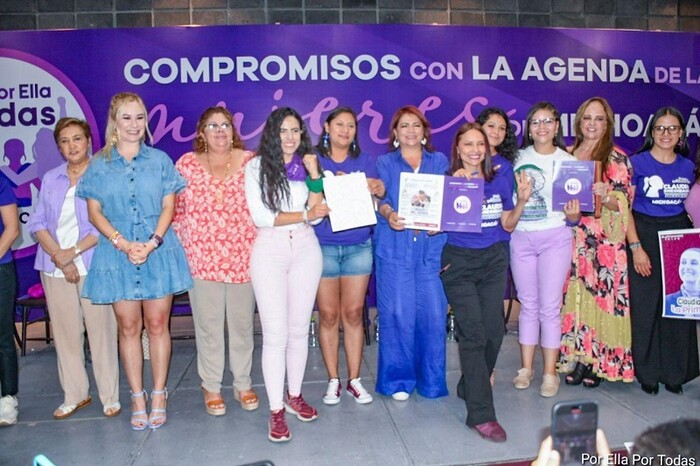 Firman candidatas de Morena compromisos para las mujeres