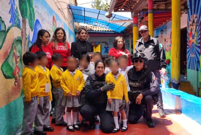 Fomenta Policía Municipal de Pátzcuaro valores y cultura de la prevención en la niñez