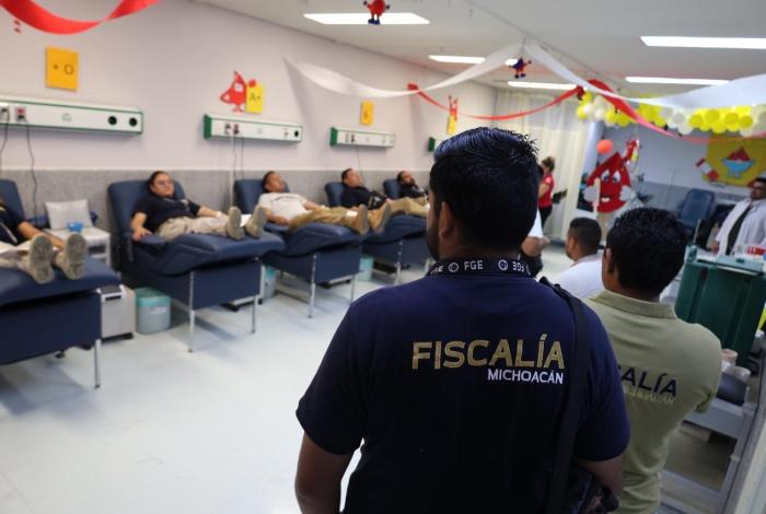 Fortalece FGE cultura de solidaridad y altruismo entre su personal