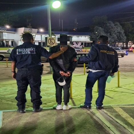 #Foto | Detiene Guardia Civil a hombre con órdenes de aprehensión vigentes