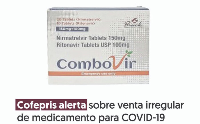 #Fotos | Alerta SSM sobre venta irregular de medicamento Combovir