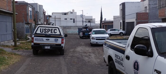 #Fotos | Hombre es ultimado a balazos en la colonia Vicente Lombardo Toledano de Morelia