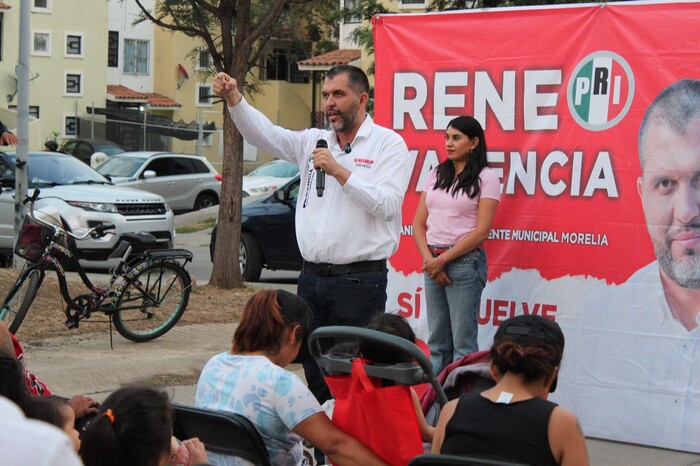 #Fotos | Llama René Valencia a las autoridades electorales a frenar la compra de votos en Morelia