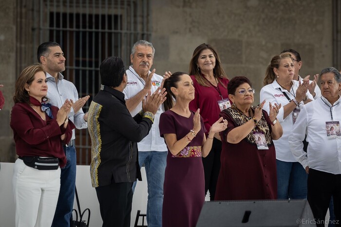 #Fotos | Será un honor acompañar a Claudia Sheinbaum en la transformación de México: Morón