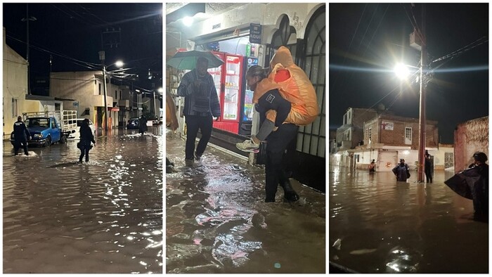 Fuertes lluvias provocan estragos en Sahuaro