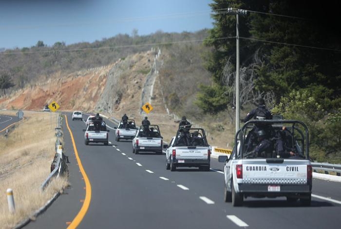 Gabinete de Seguridad de México señala que no hay vehículos incendiados en Apatzingán