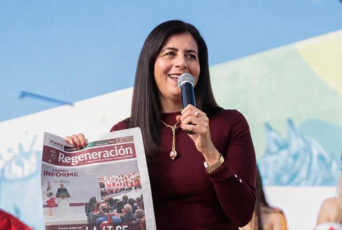 Gaby Molina se posiciona entre finalistas de encuesta de Morena, por la Defensa de la 4T