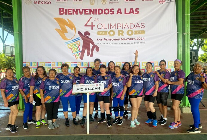 #Galería | Michoacán gana 4 oros y una plata en Olimpiadas de Personas Adultas Mayores