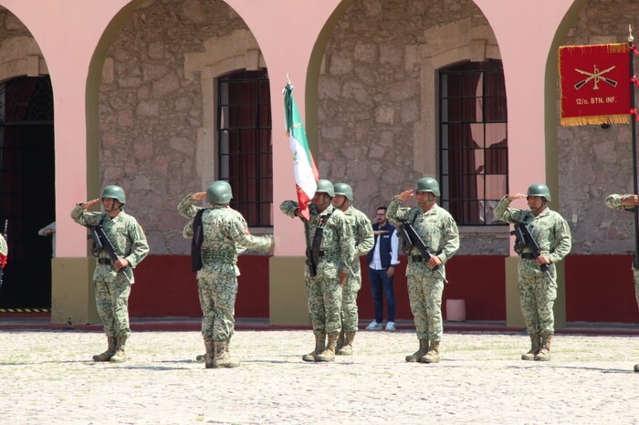 #Galería | Realizan ceremonia de honores a la Bandera y reconocimiento al Ejército Mexicano