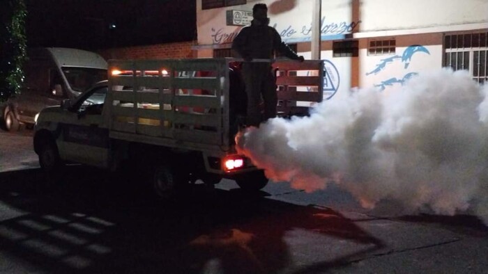 #Galería | Suman 20 colonias las fumigadas contra el dengue por el Gobierno de Morelia