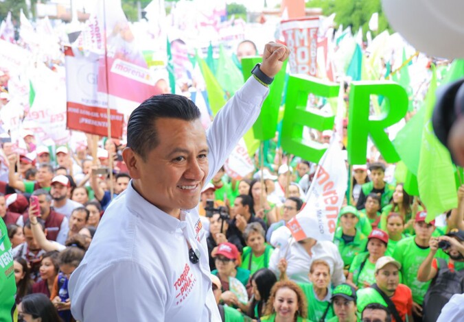 #Galería | Torres Piña cierra campaña ante más de 10 mil almas en la colonia Solidaridad