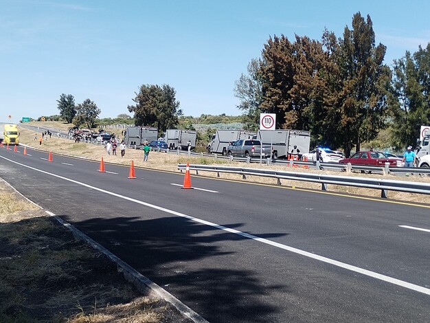 #Galería | Tragedia en la Autopista de Occidente: camión de la Guardia Nacional se accidenta; hay 2 muertos y 20 heridos