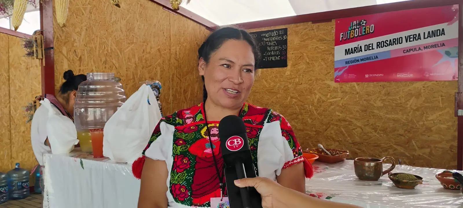 Gastronomía michoacana fue la favorita para festejar a la Selección en el “Jalo Futbolero”