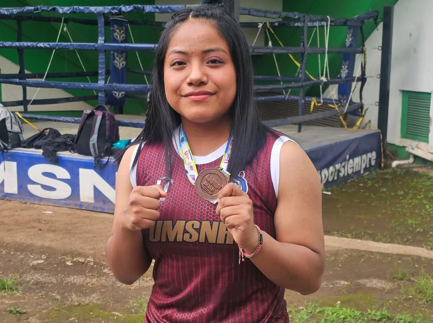 Geraldinne López, una nicolaita que se abre paso en el mundo del box