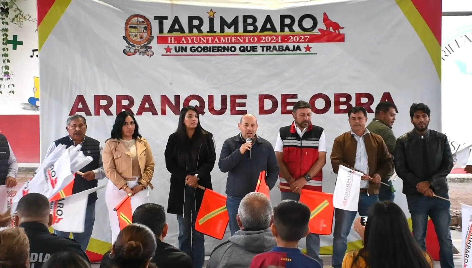 Gob. de Tarímbaro arranca obra de red hidráulica en San José de la Trinidad