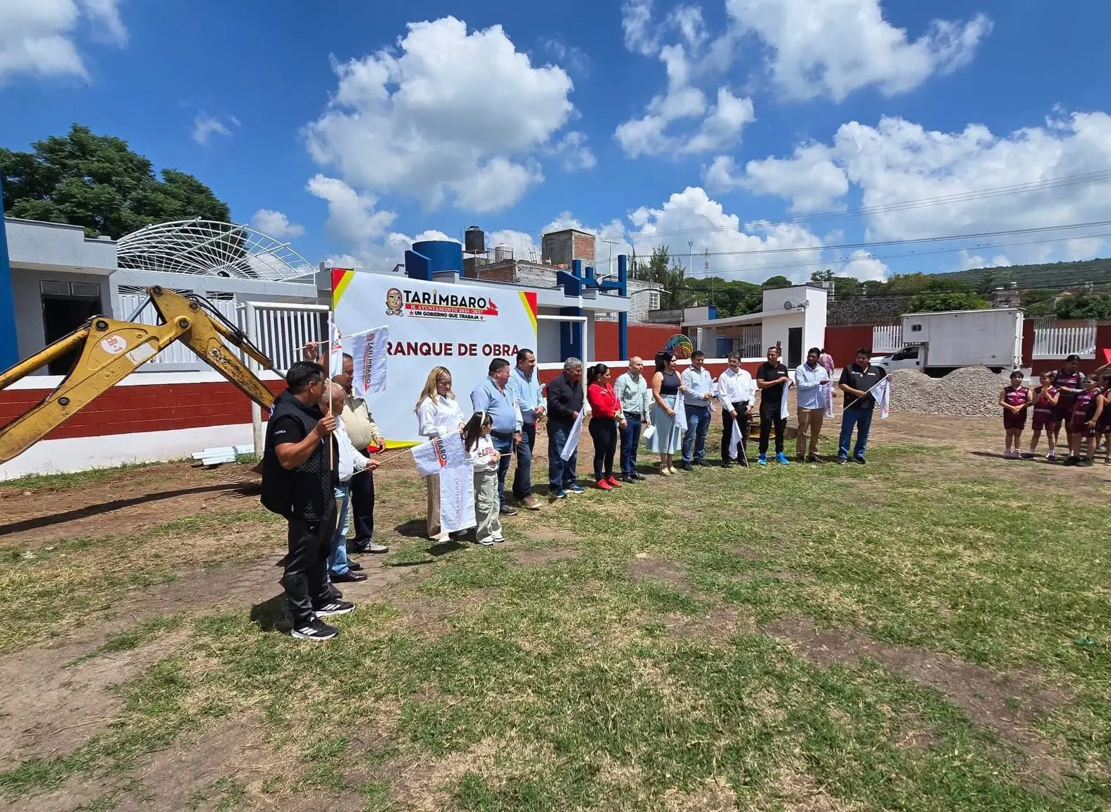 Gob. de Tarímbaro moderniza la Unidad Deportiva de la cabecera municipal