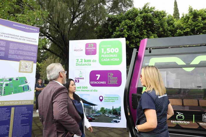 Gobernador visita Ciudad Universitaria; socializan proyecto del teleférico de Morelia