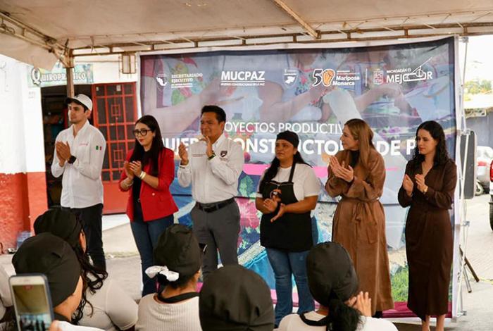 Gobierno de Ario inaugura panadería como parte del programa Mujeres Constructoras de Paz