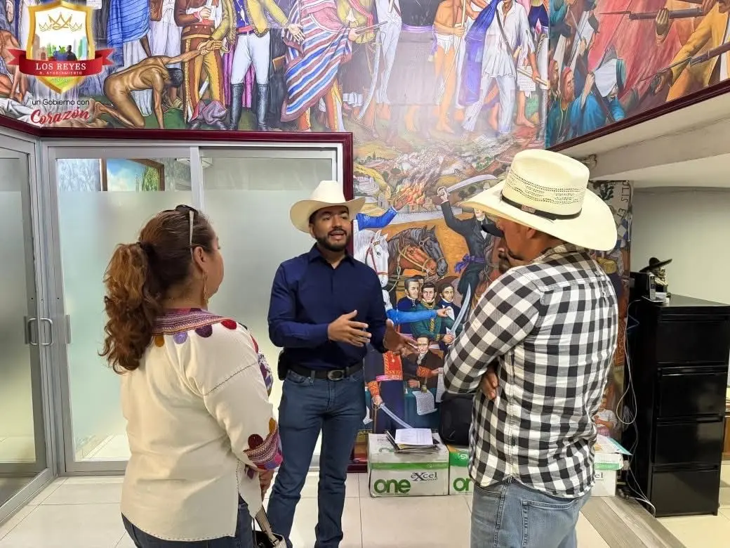 Gobierno de Los Reyes fortalece diálogo y proyectos de desarrollo en San Rafael, Humberto Jiménez expone proyectos