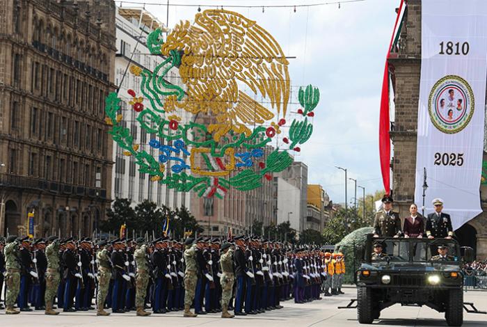 Gobierno de México resalta la defensa de la soberanía y el combate a la corrupción, en desfile militar
