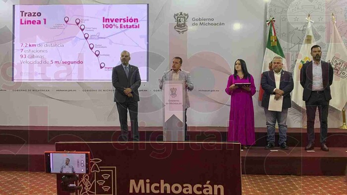 Gobierno de Michoacán anuncia construcción de Teleférico para Morelia