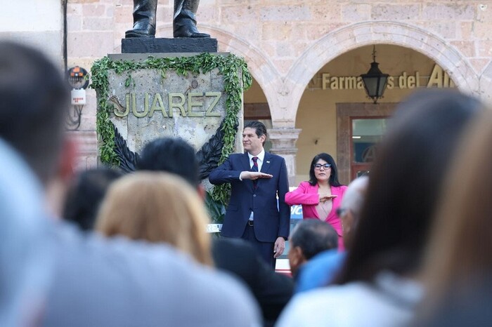 Gobierno de Morelia conmemora Natalicio de Juárez