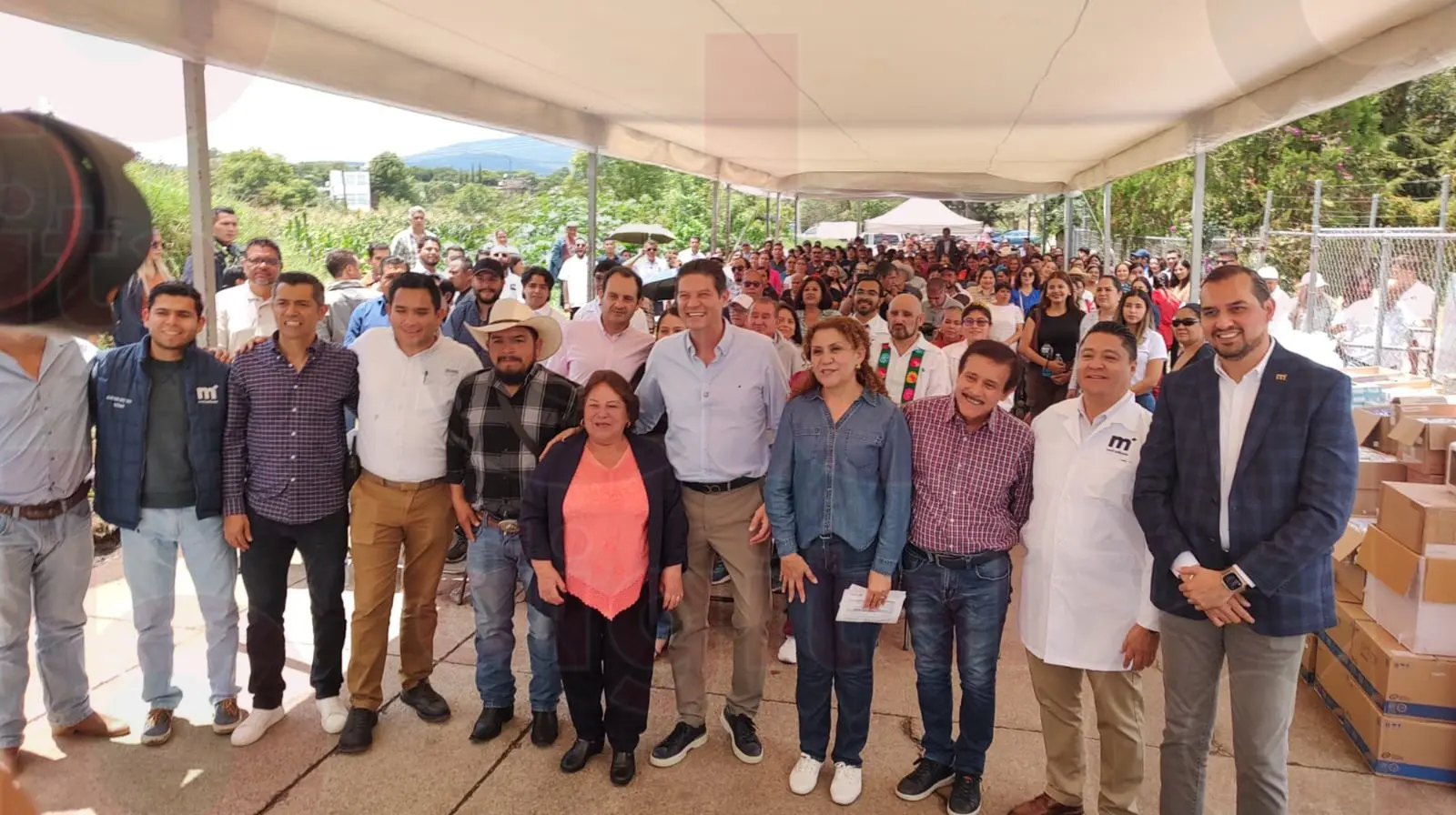 Gobierno de Morelia entrega apoyos a Clínica de Salud de San Lorenzo Itzícuaro