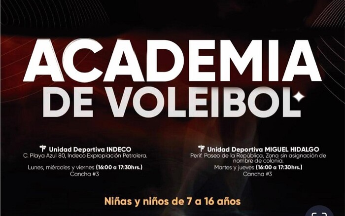 Gobierno de Morelia invita a Academia de Voleibol IMCUFIDE