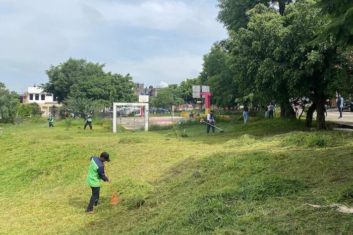 Gobierno de Morelia recupera parque al oriente de la ciudad