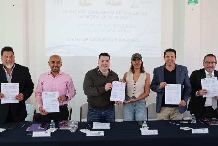 Gobierno de Morelia y SIDEMM promueven capacitación de calidad