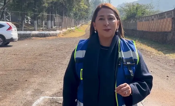 Gobierno de Quiroga realiza rehabilitación del camino a la Unidad Deportiva: Alma Mireya González