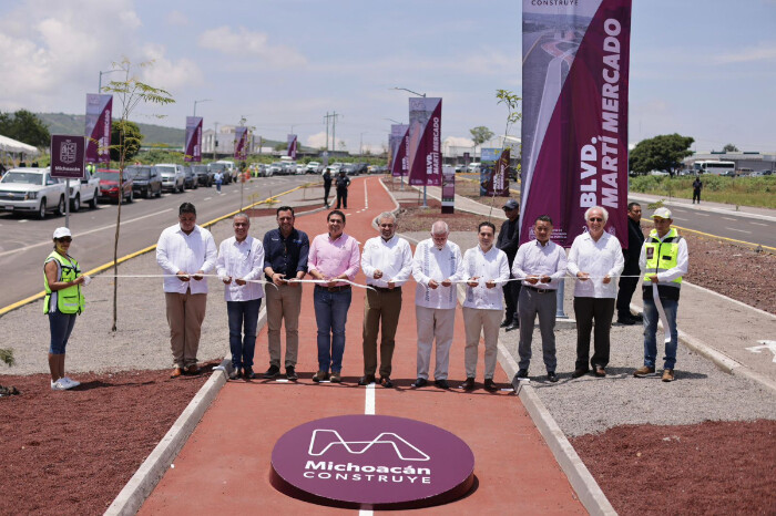 Gobierno estatal transformó movilidad en La Piedad con bulevar Martí Mercado