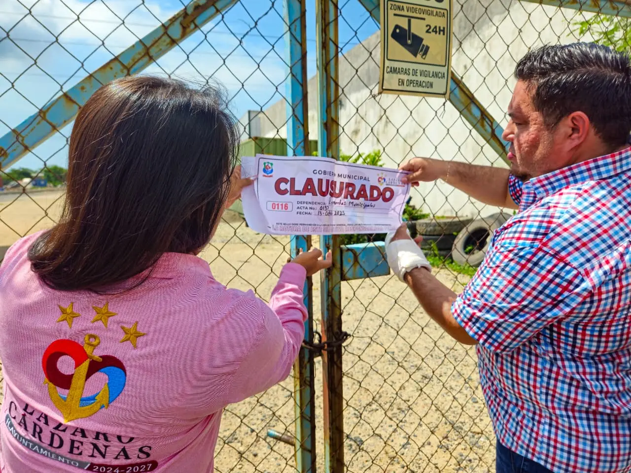 Gobierno Municipal Clausura Patios de Maniobras por Incumplir Acuerdos