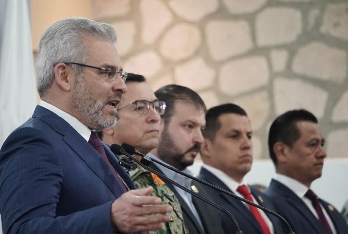 Godoy y Harfuch, dupla de seguridad de Sheinbaum; garantía de buenos resultados: Bedolla